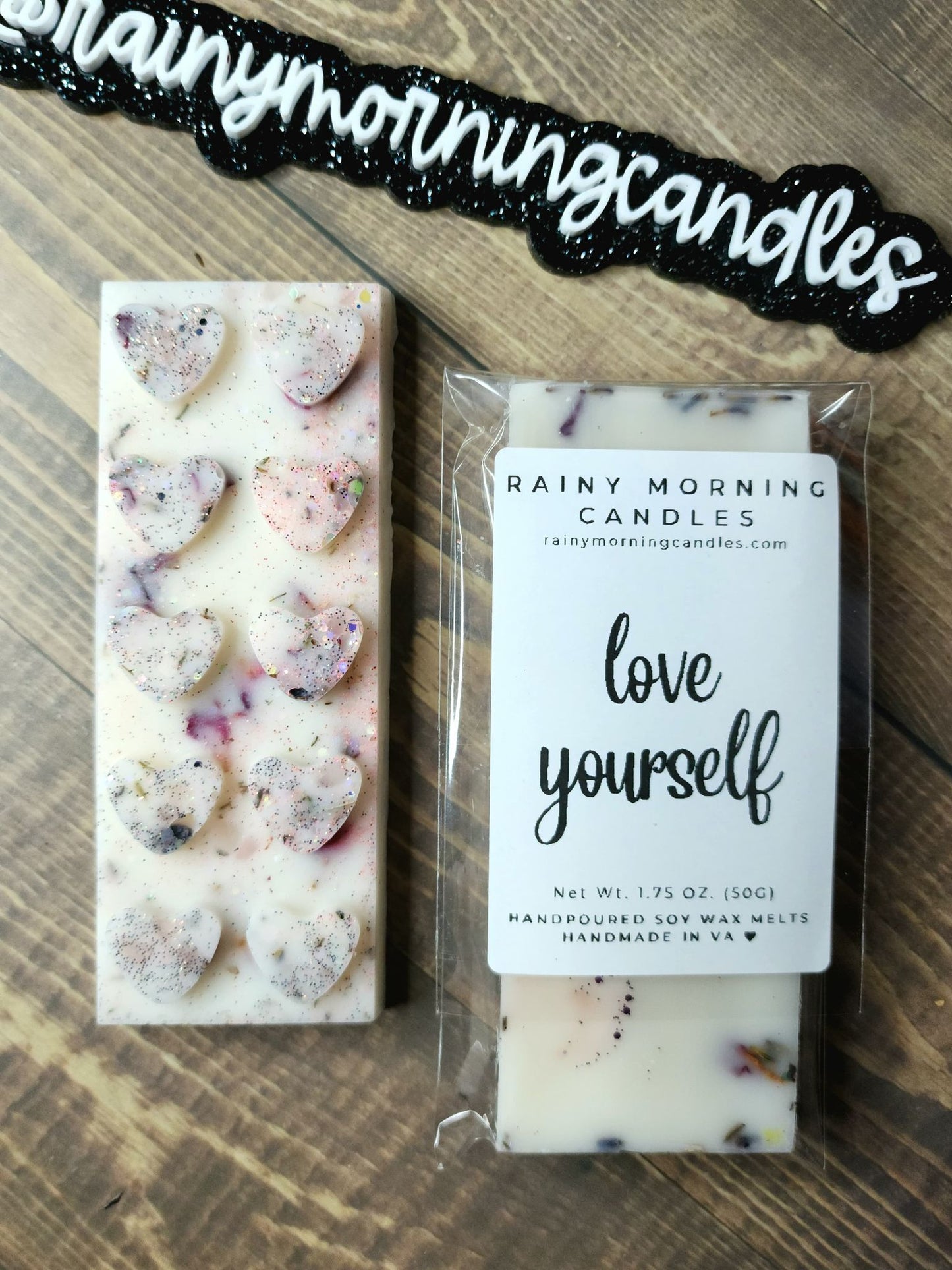 Love Yourself | Self Love Wax Melts - Rainy Morning Candles 